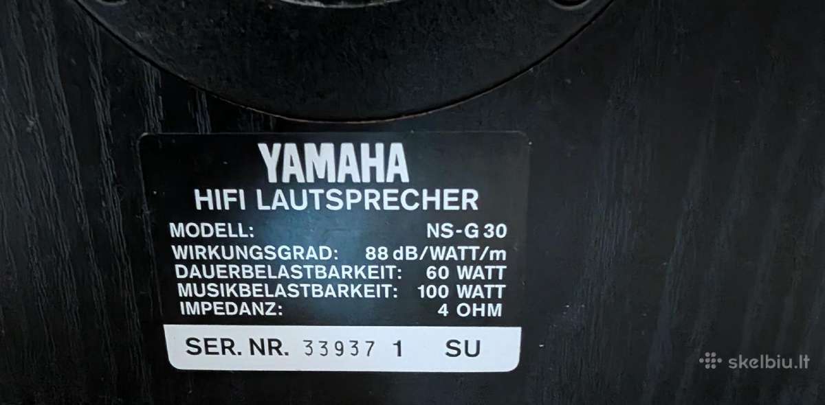 Yamaha NS-g30 kolonėlės - nuotraukos Nr. 3