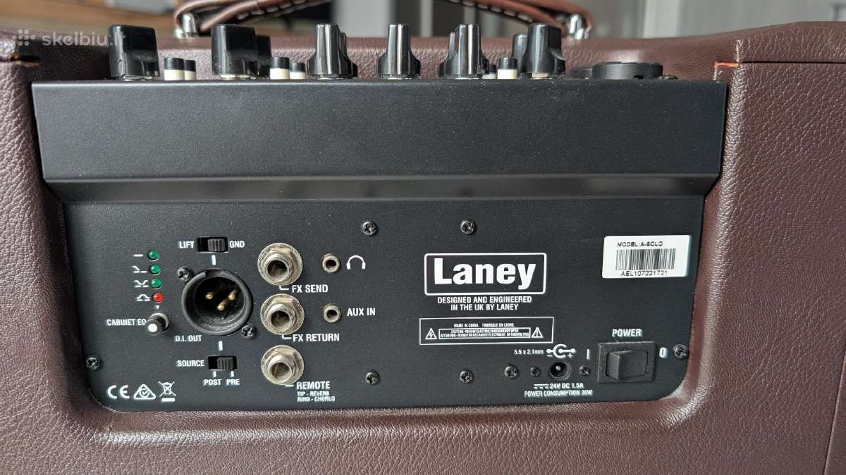 Laney A-solo 60w akustinis gitaros stiprintuvas - nuotraukos Nr. 5