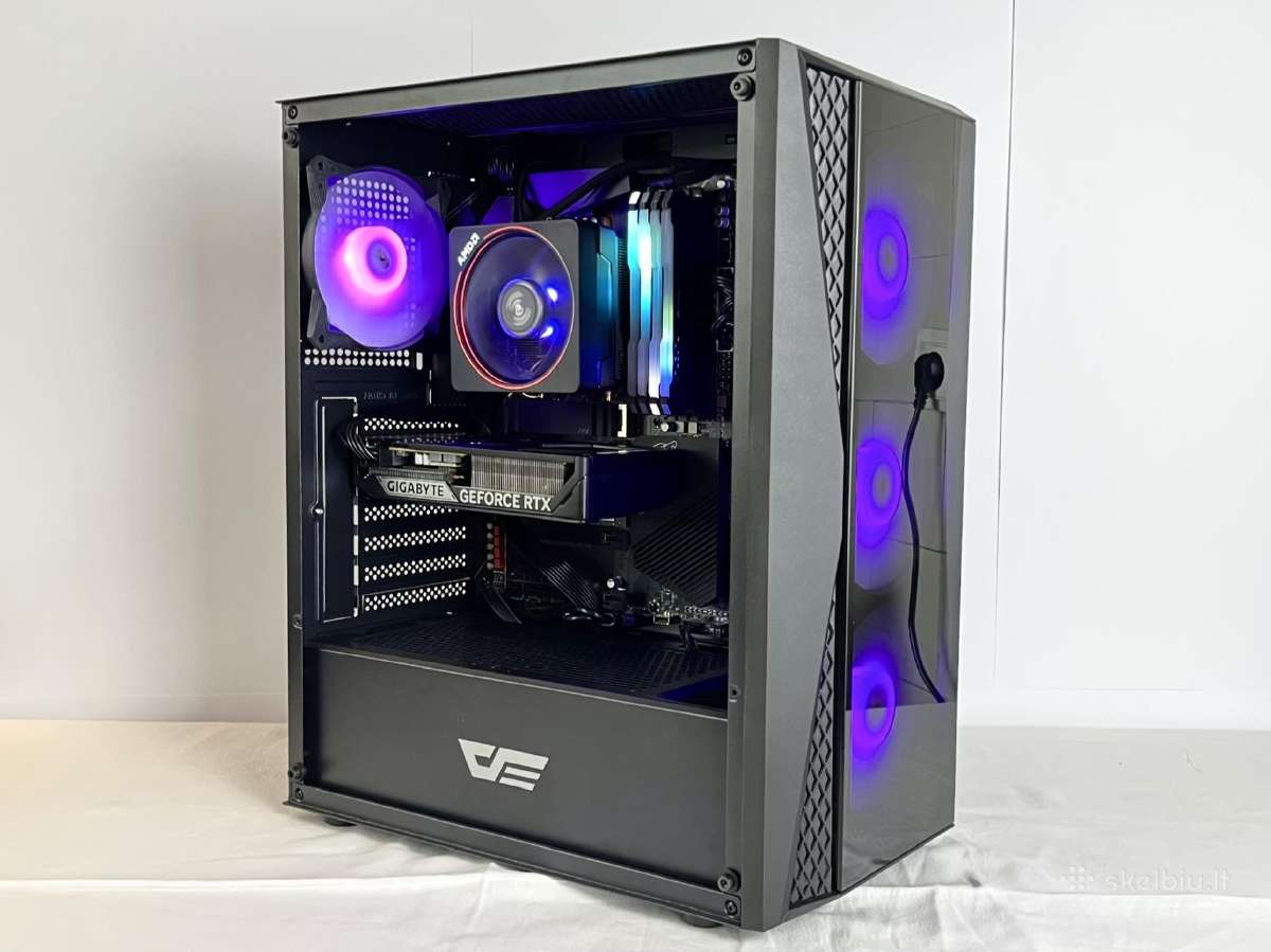 Ryzen 7 / Rtx Gaming, streaming kompiuteris - nuotraukos Nr. 3