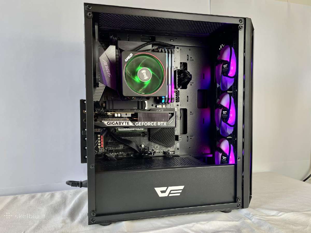 Ryzen 7 / Rtx Gaming, streaming kompiuteris - nuotraukos Nr. 4