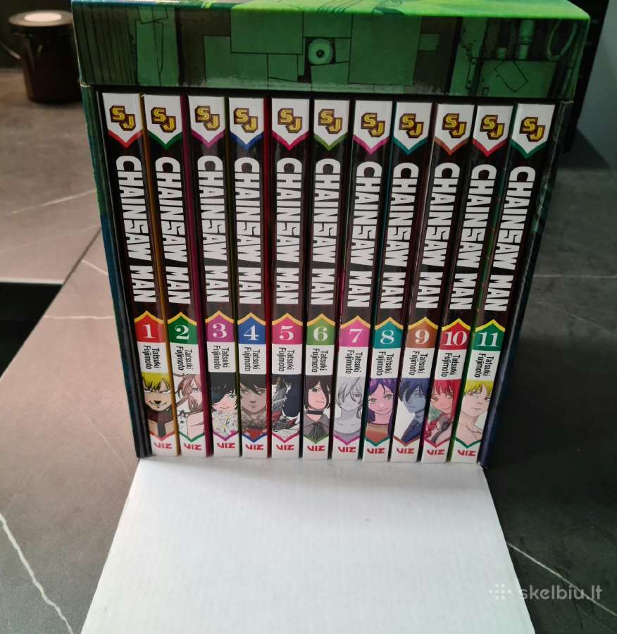Chainsaw Man Box Set Volumes 1-11 Manga - nuotraukos Nr. 3