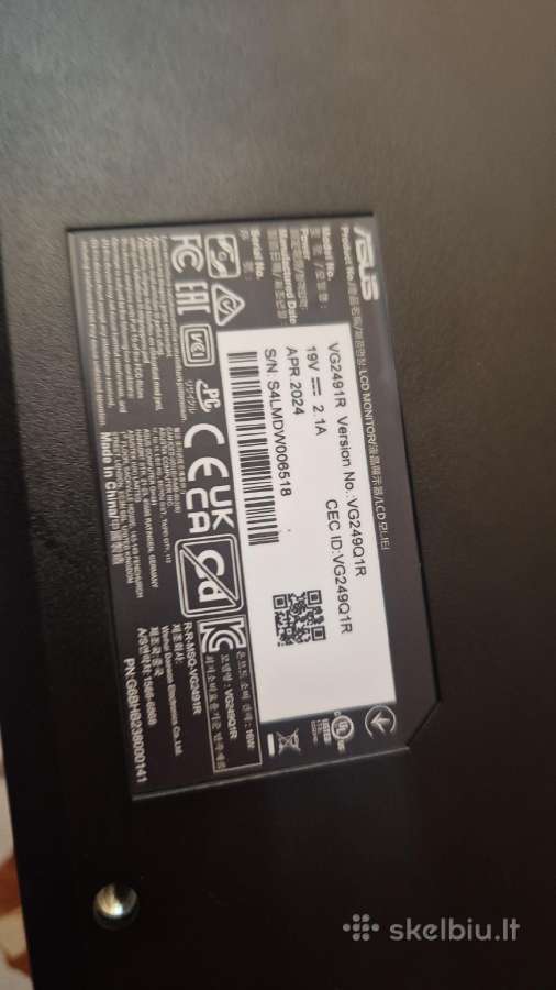 Asus Tuf Gaming Vg249 - nuotraukos Nr. 3