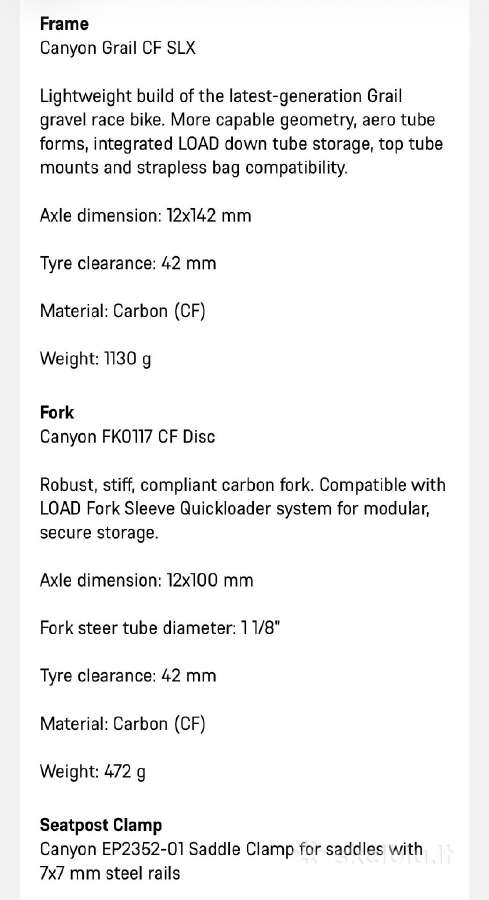 Canyon Grail CF SLX 8 Di2 - nuotraukos Nr. 4