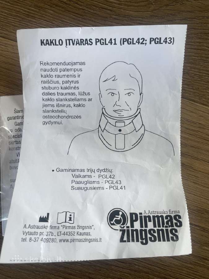 Kaklo itvaras - nuotraukos Nr. 3