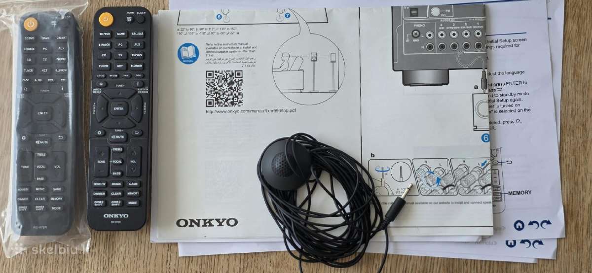 Onkyo Tx-nr696 namų kino stiprintuvas - nuotraukos Nr. 3