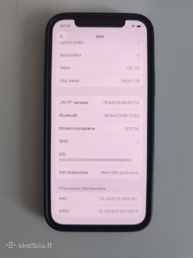 Telefonas Apple iPhone 12 / 128 GB / Telefonai - nuotraukos Nr. 6