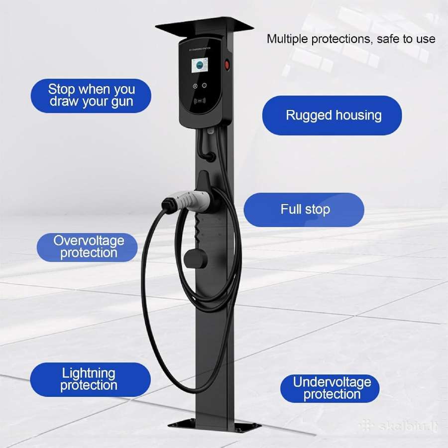 A711 Stovas elektromobilių įkrovimo stotelei - nuotraukos Nr. 2