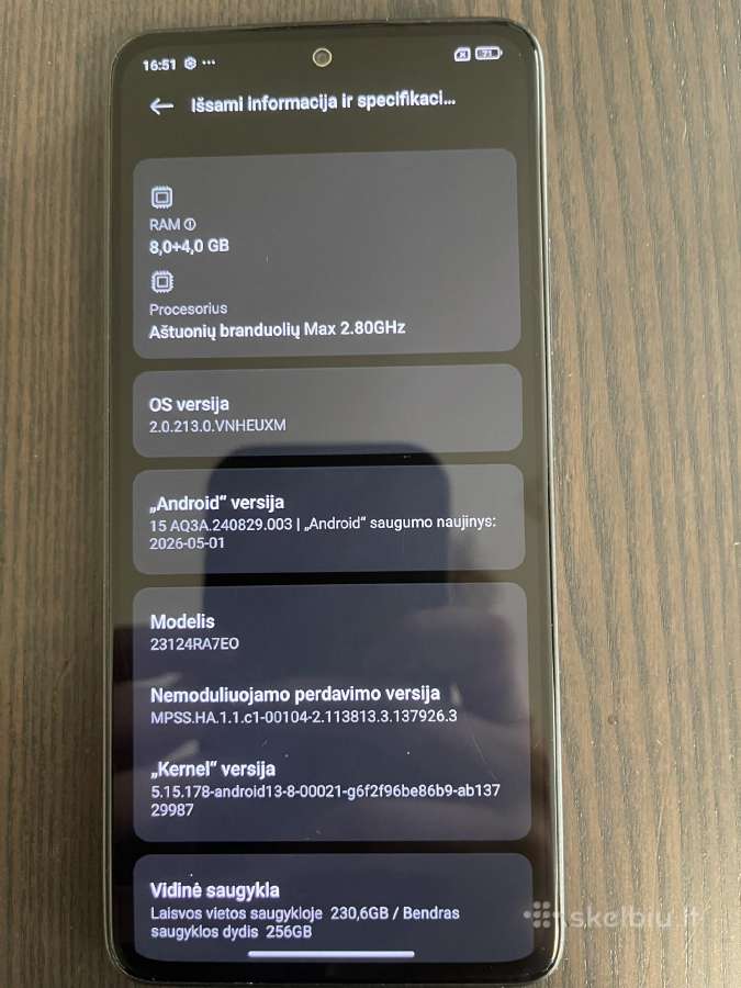 Visiškai kaip naujas redmi note 13 telefonas - nuotraukos Nr. 3