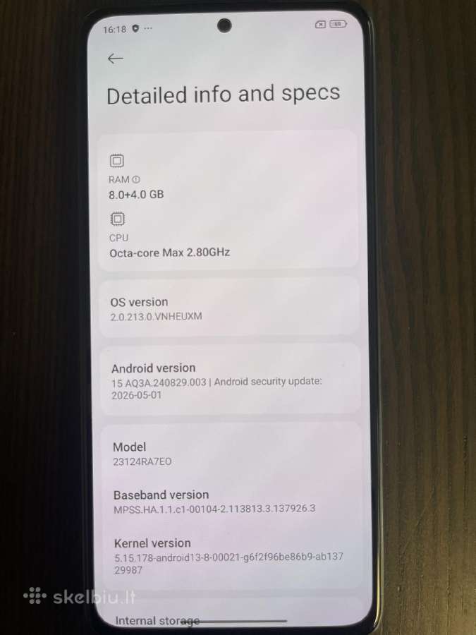 Visiškai kaip naujas redmi note 13 telefonas - nuotraukos Nr. 8
