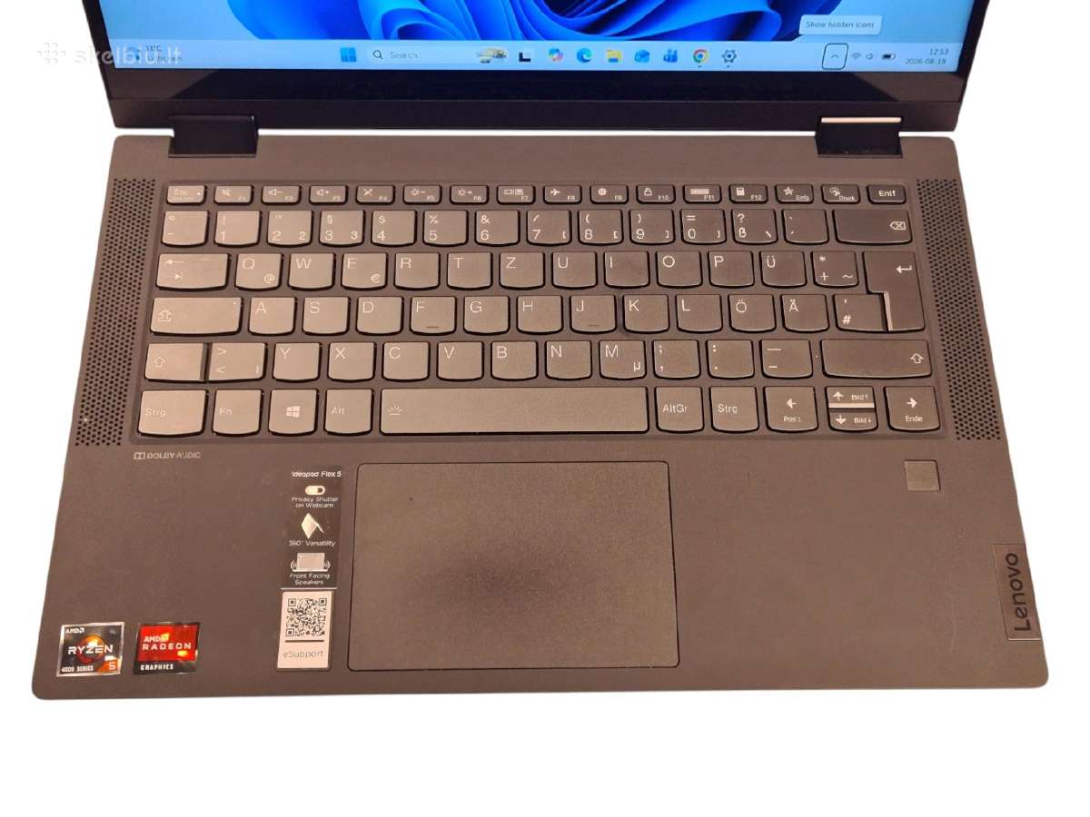 Lenovo Ideapad Flex 5 (Touch) + 3 mėn. garantija - nuotraukos Nr. 2