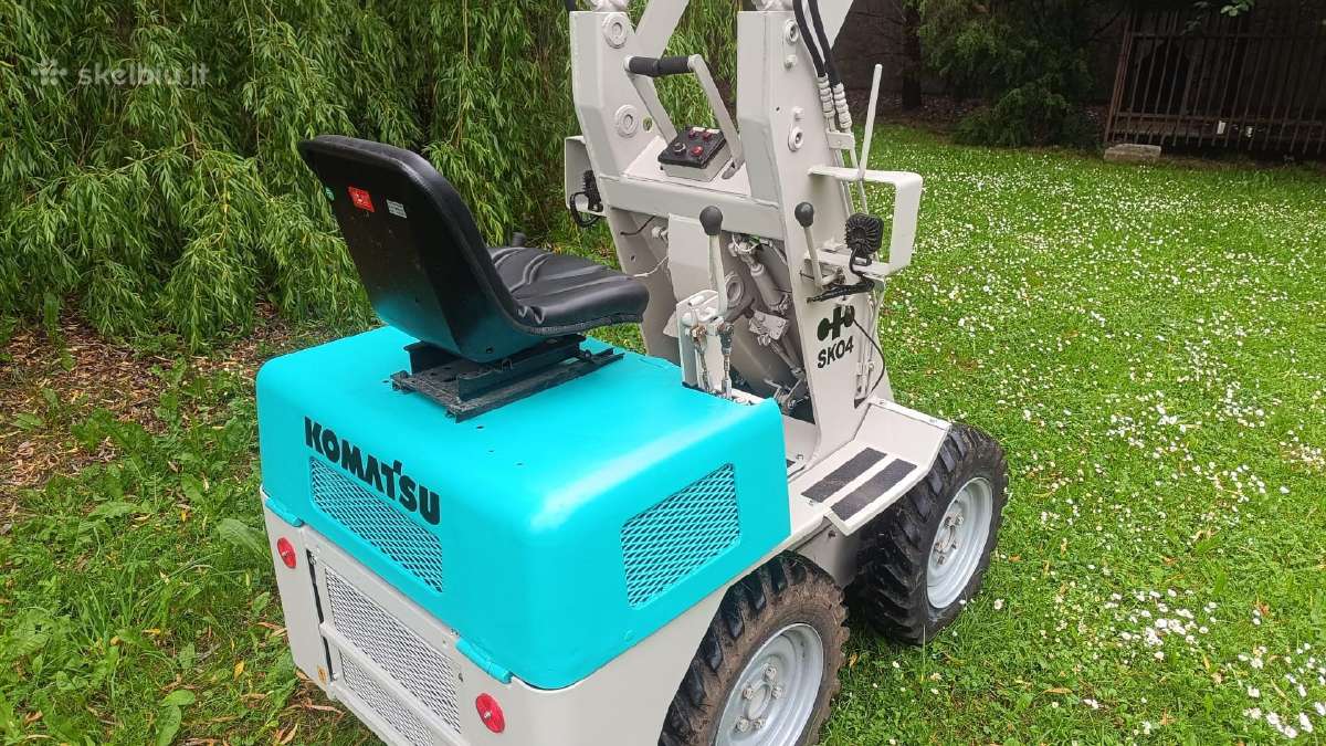 Komatsu sk04, dyzelis yanmar - nuotraukos Nr. 5