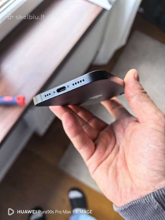 iPhone 16e 128 Black, original case and cable - nuotraukos Nr. 8