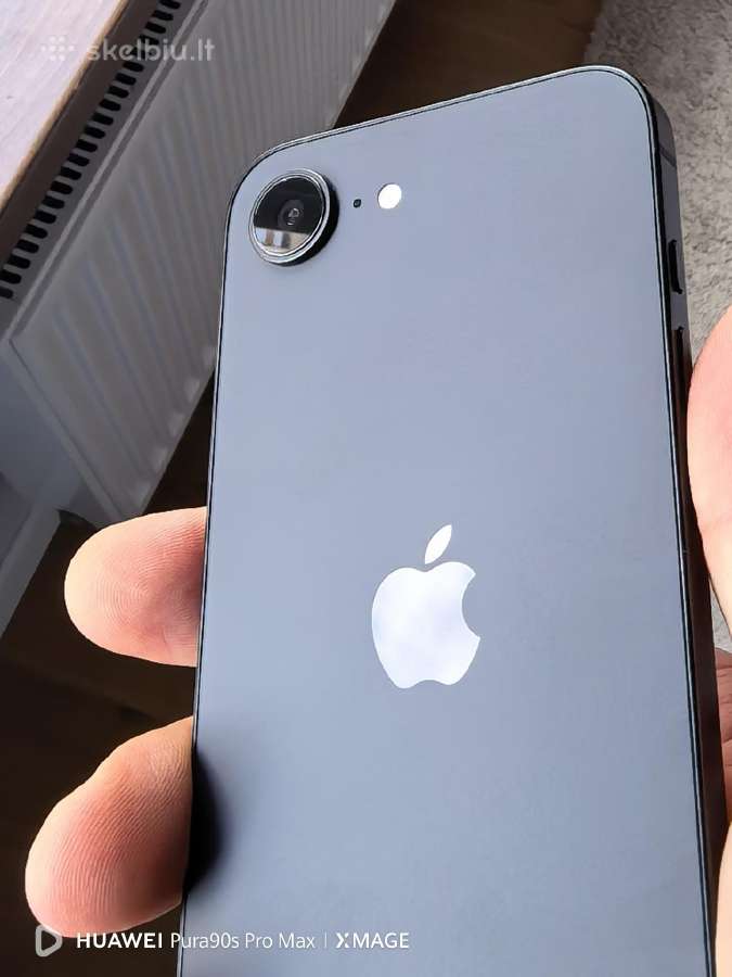 iPhone 16e 128 Black, original case and cable - nuotraukos Nr. 9