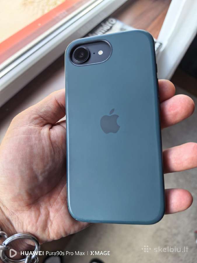 iPhone 16e 128 Black, original case and cable - nuotraukos Nr. 10
