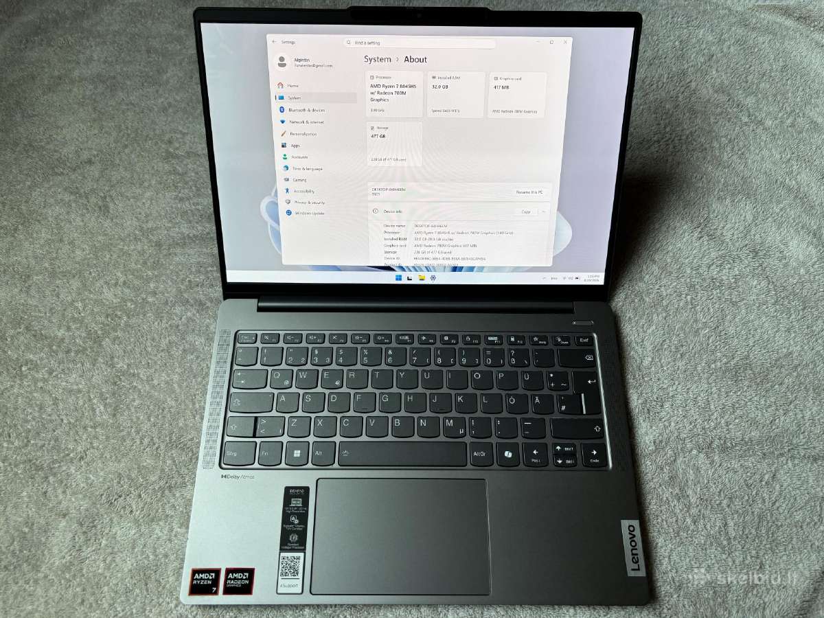 Lenovo Ideapad Pro 5 - nuotraukos Nr. 2