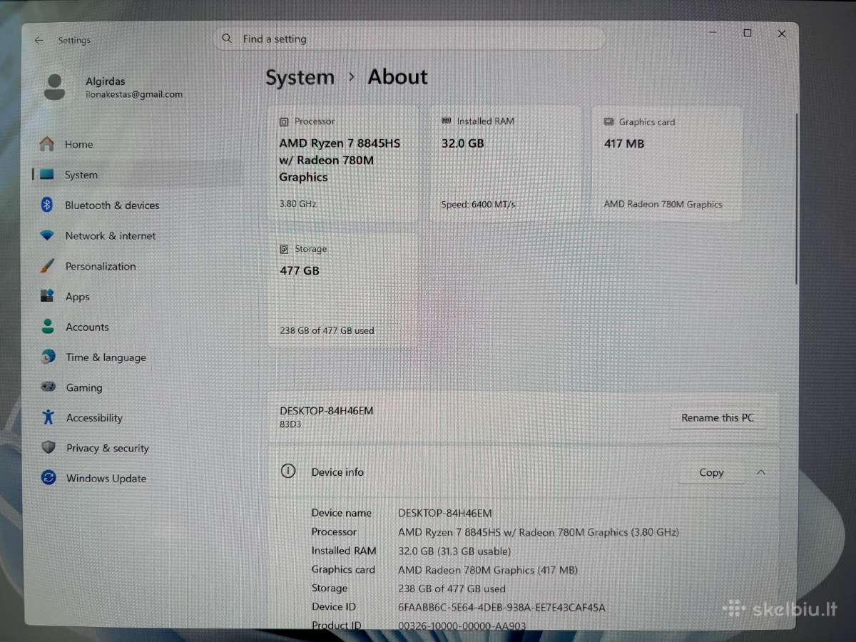 Lenovo Ideapad Pro 5 - nuotraukos Nr. 3