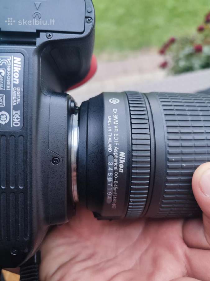 Nikon D90 + Nikkor 18-105mm Vr pilnas komplektas - nuotraukos Nr. 2