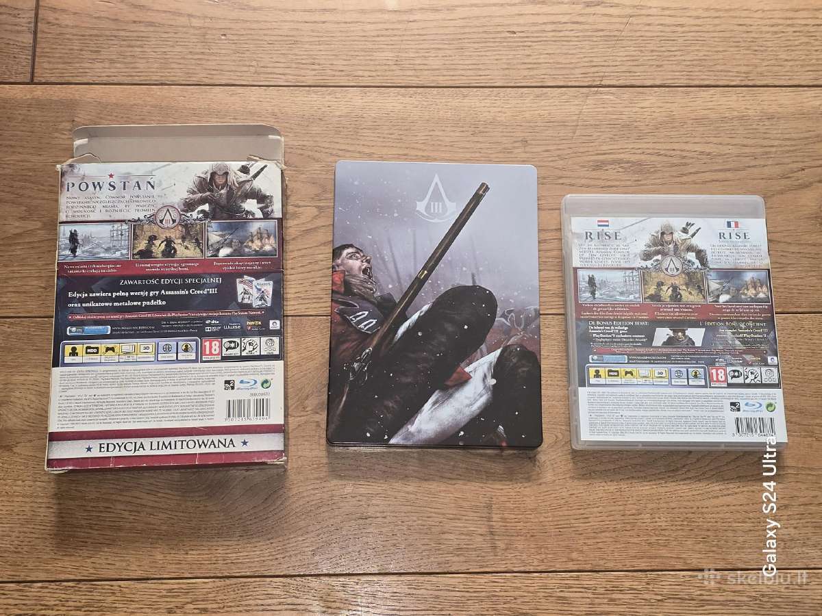 Assassin's creed 3 limited edition steelbook - nuotraukos Nr. 3