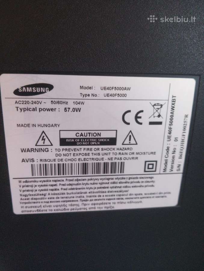 Samsung televizorius - nuotraukos Nr. 3