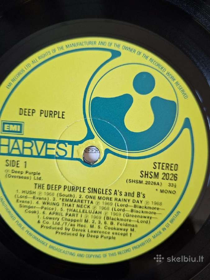 Deep Purple 1978 "The Deep Purple Singles A' & B'" - nuotraukos Nr. 3