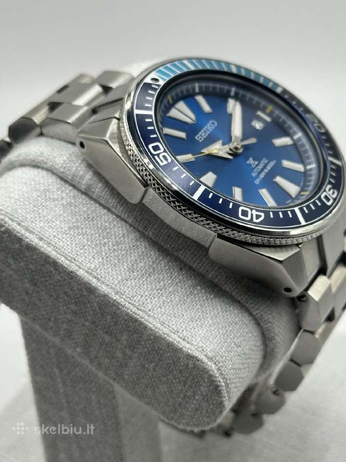 Seiko Prospex Samurai 'Blue Lagoon' Srpb09k1 - nuotraukos Nr. 4