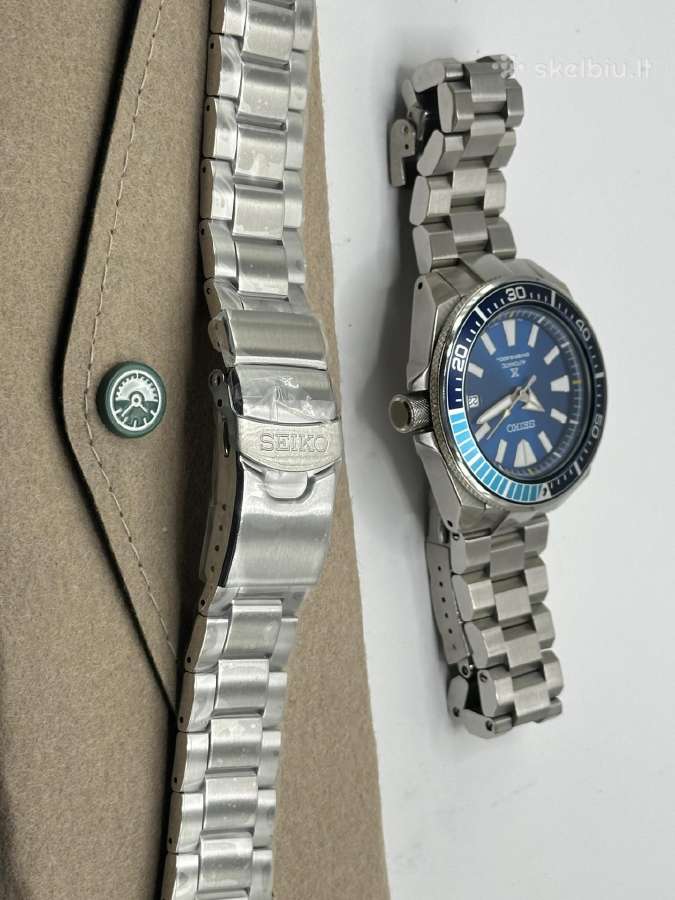 Seiko Prospex Samurai 'Blue Lagoon' Srpb09k1 - nuotraukos Nr. 8