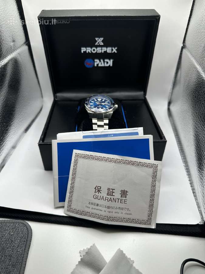 Seiko Prospex Samurai 'Blue Lagoon' Srpb09k1 - nuotraukos Nr. 10