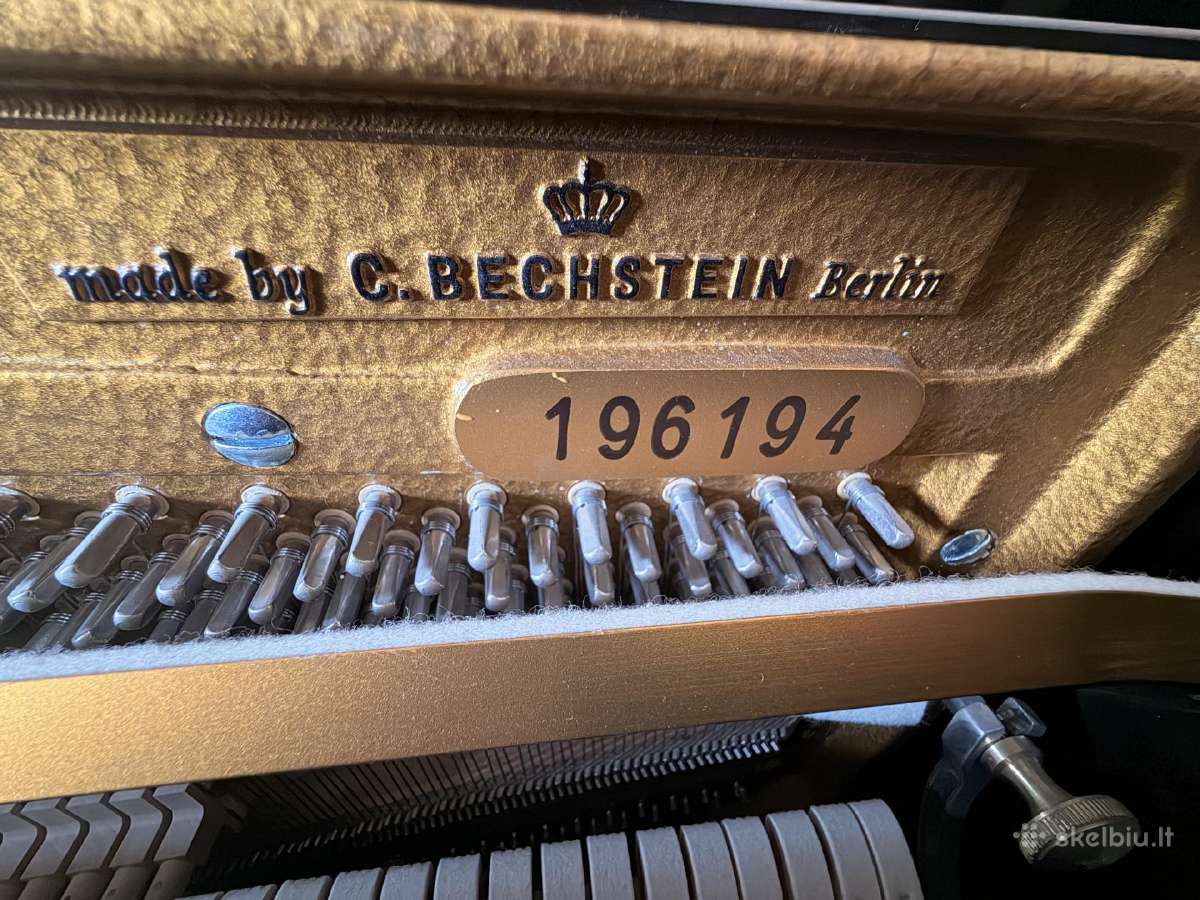 Aukščiausios klasės vokiškas pianinas C. Bechstein - nuotraukos Nr. 4