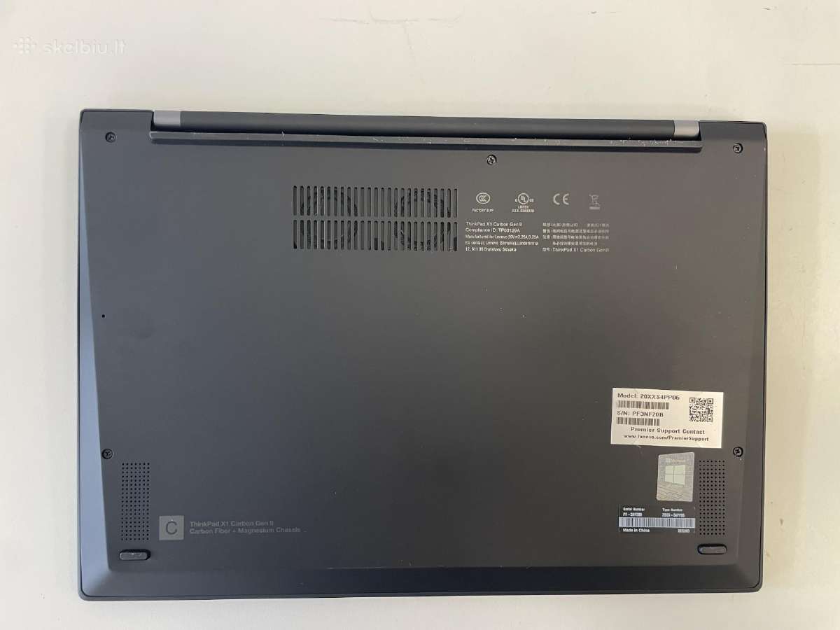 Lenovo Thinkpad X1 Carbon Gen9 i7-1185g7 16 GB 512 - nuotraukos Nr. 6