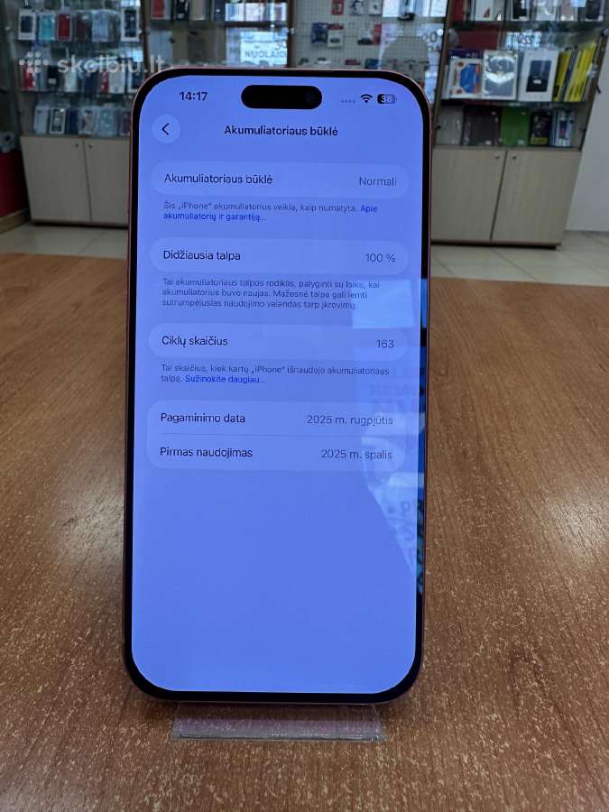 Apple iPhone 17 Pro Max 256 GB (Naudotas) - nuotraukos Nr. 3