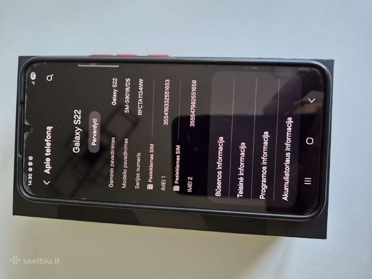 Samsung galaxy S22 128gb - nuotraukos Nr. 11