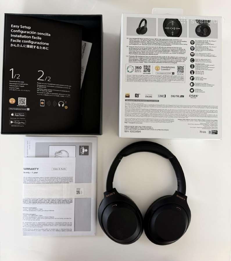 Mažai naudotos Sony Wh-1000xm4 - nuotraukos Nr. 2
