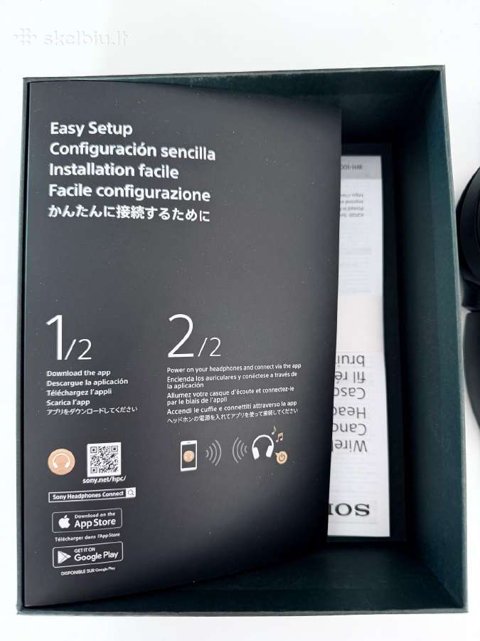 Mažai naudotos Sony Wh-1000xm4 - nuotraukos Nr. 8