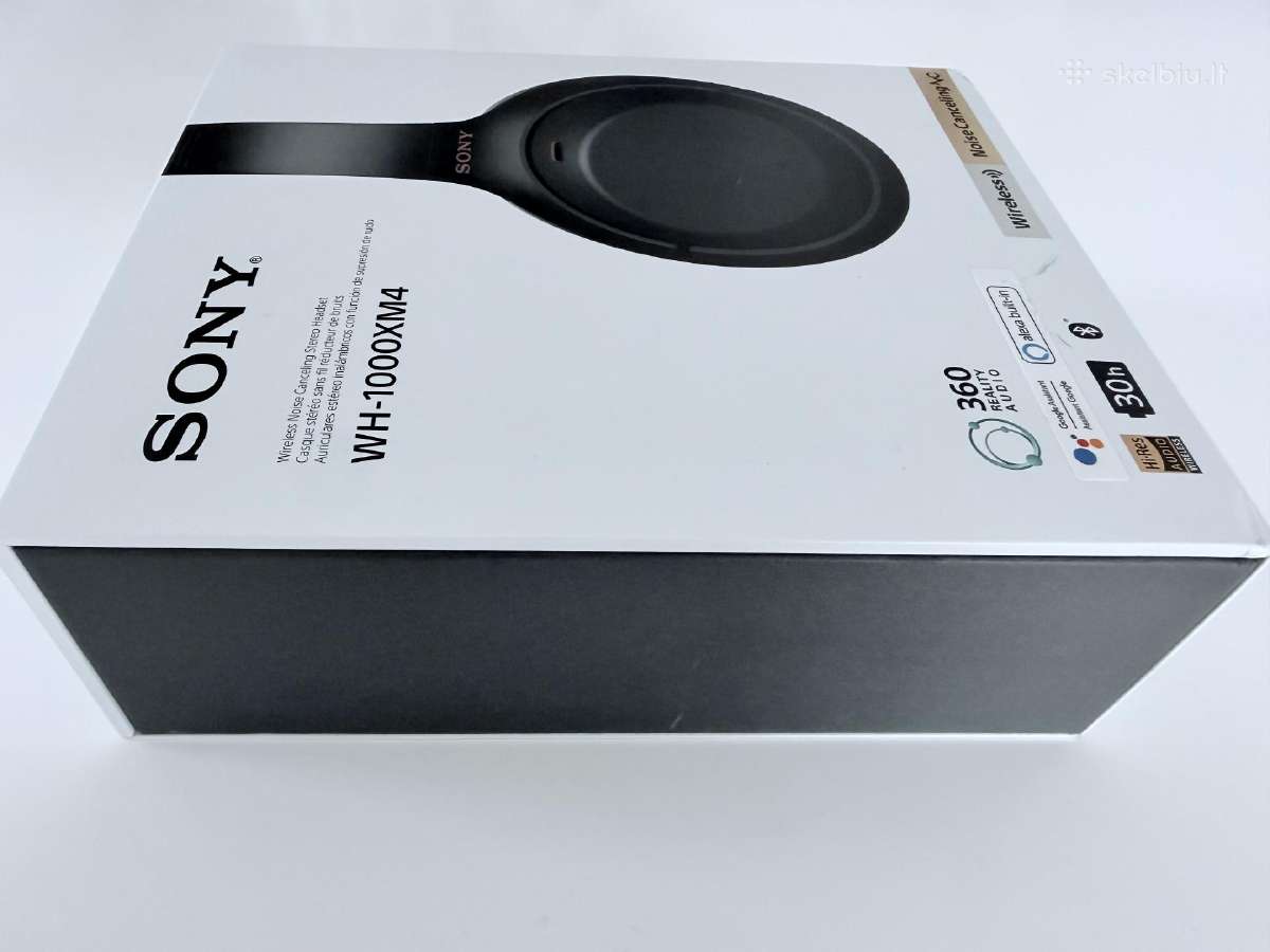 Mažai naudotos Sony Wh-1000xm4 - nuotraukos Nr. 9