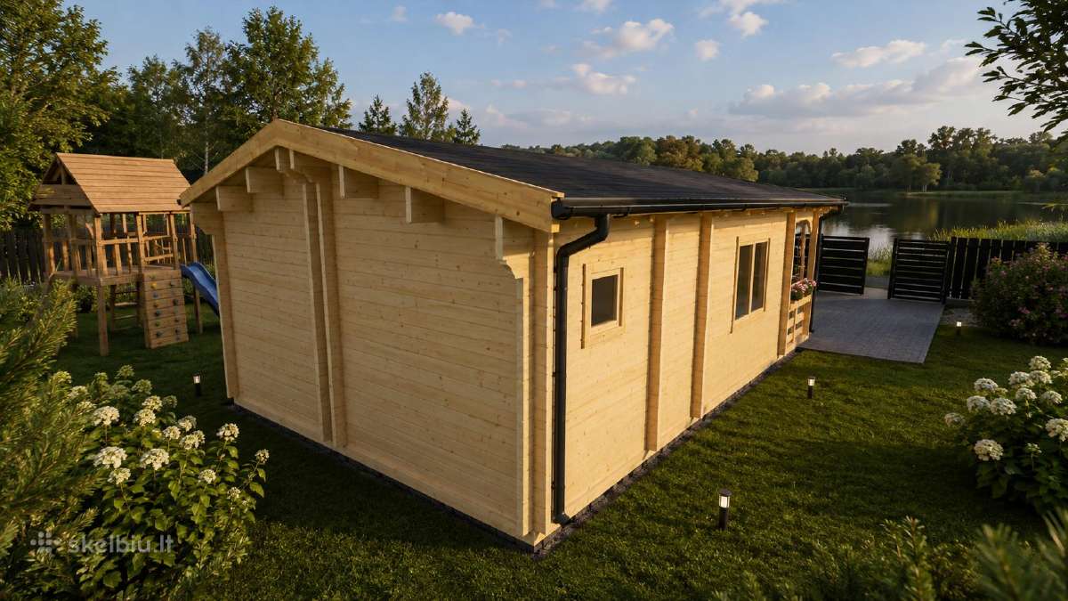 Sodo namas Žara medinė konstrukcija 43,5 m² - nuotraukos Nr. 5