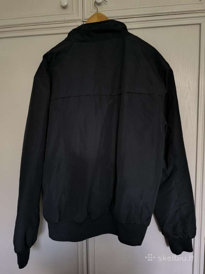 Vyriška juoda bomber stiliaus striukė - nuotraukos Nr. 2