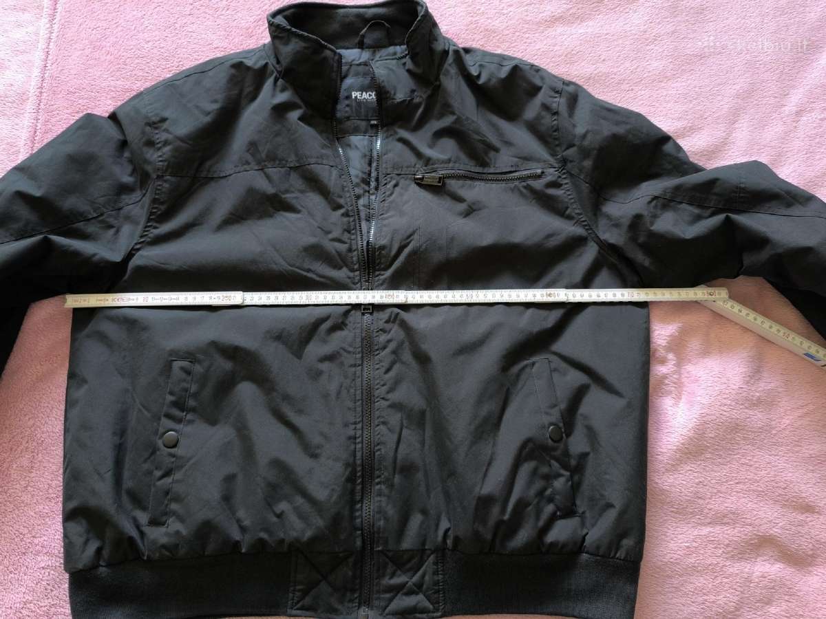 Vyriška juoda bomber stiliaus striukė - nuotraukos Nr. 5
