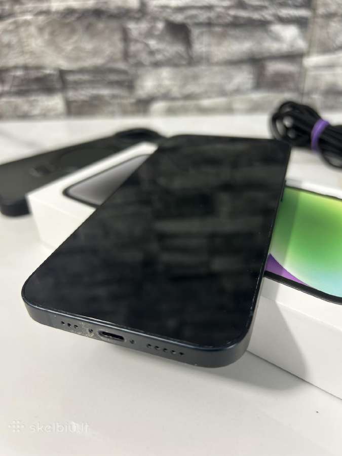 iPhone 14 128gb 83% Black - nuotraukos Nr. 12