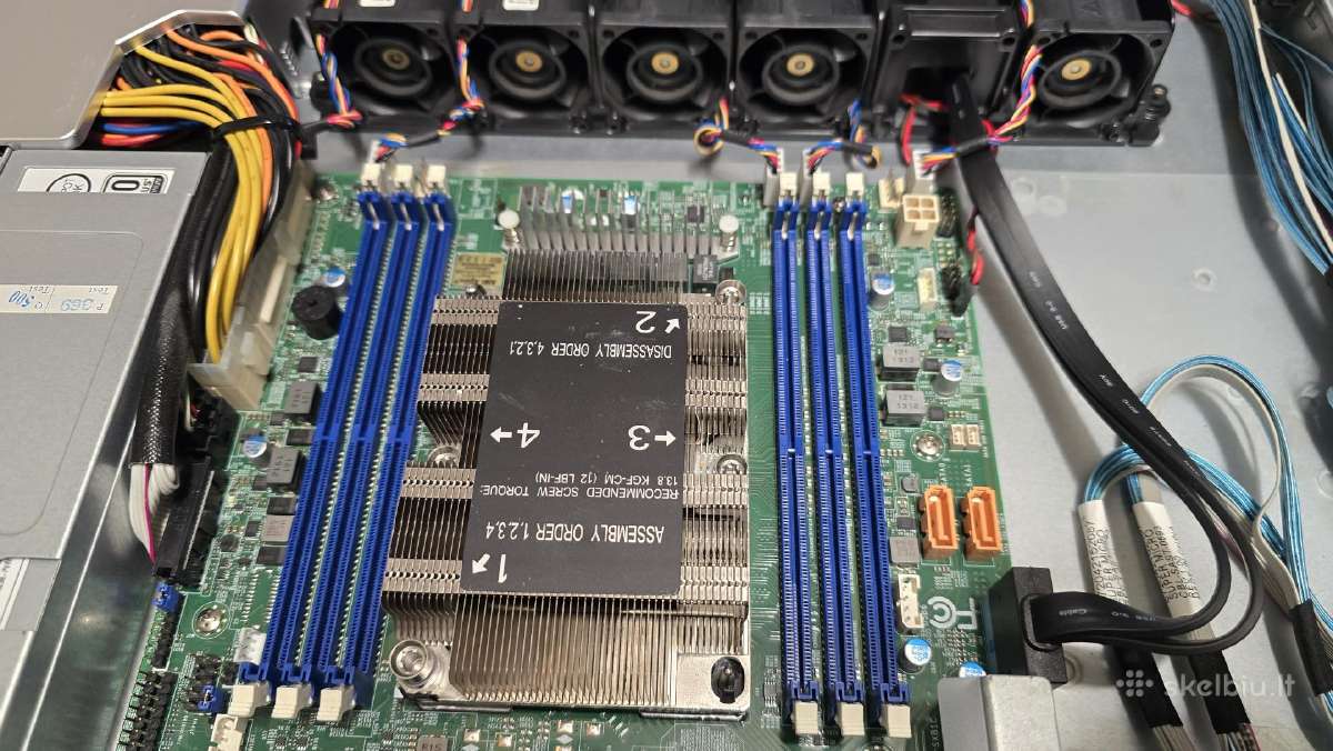Supermicro Superserver Sys-1019p-wtr 1u 10 Sff - nuotraukos Nr. 5