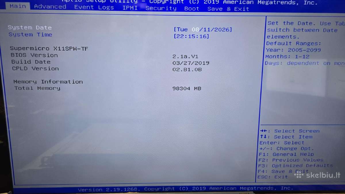 Supermicro Superserver Sys-1019p-wtr 1u 10 Sff - nuotraukos Nr. 14