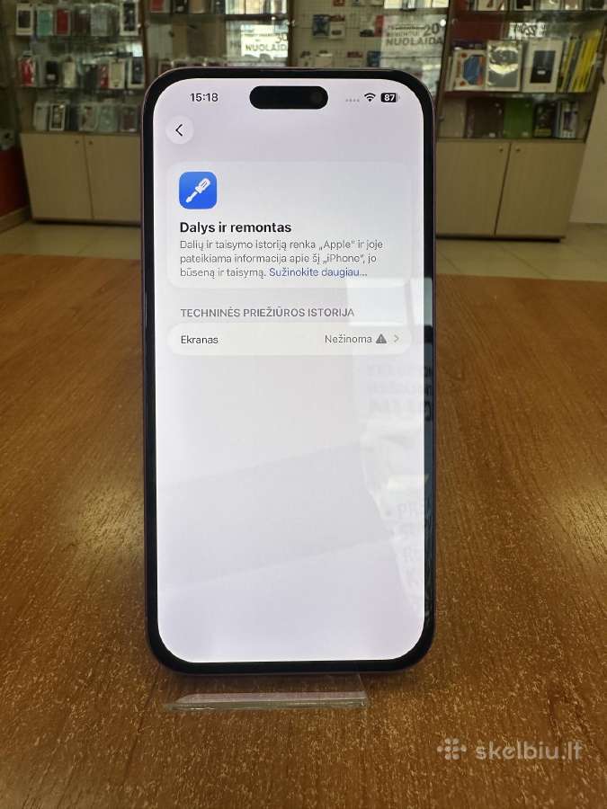 Apple iPhone 16 Plus 256 GB (Naudotas) - nuotraukos Nr. 2