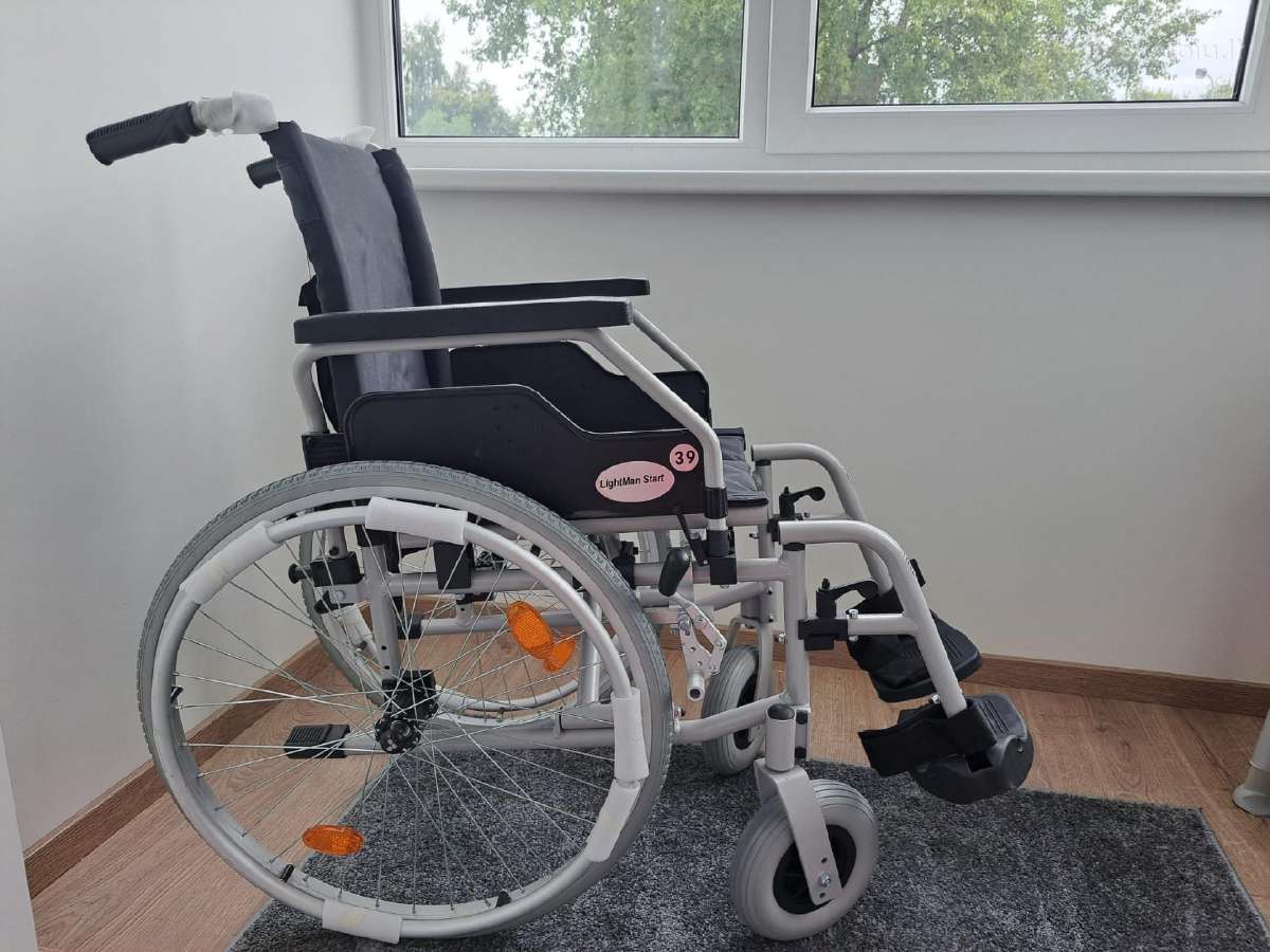 Neįgaliojo vežimėlis Lightman Start, dydis 39 cm - nuotraukos Nr. 3