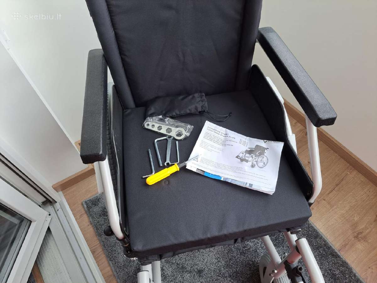 Neįgaliojo vežimėlis Lightman Start, dydis 39 cm - nuotraukos Nr. 9