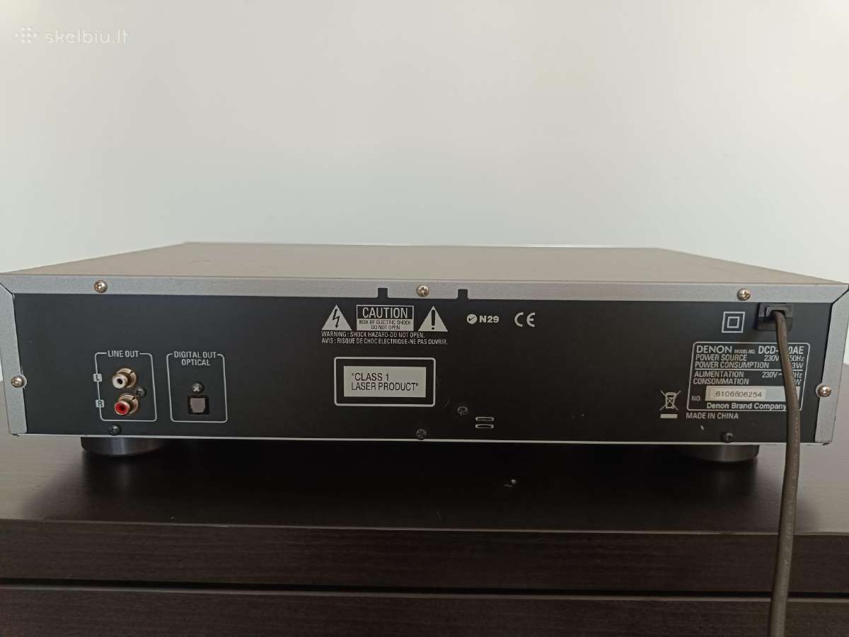 Denon Dcd-500ae CD grotuvas. - nuotraukos Nr. 8