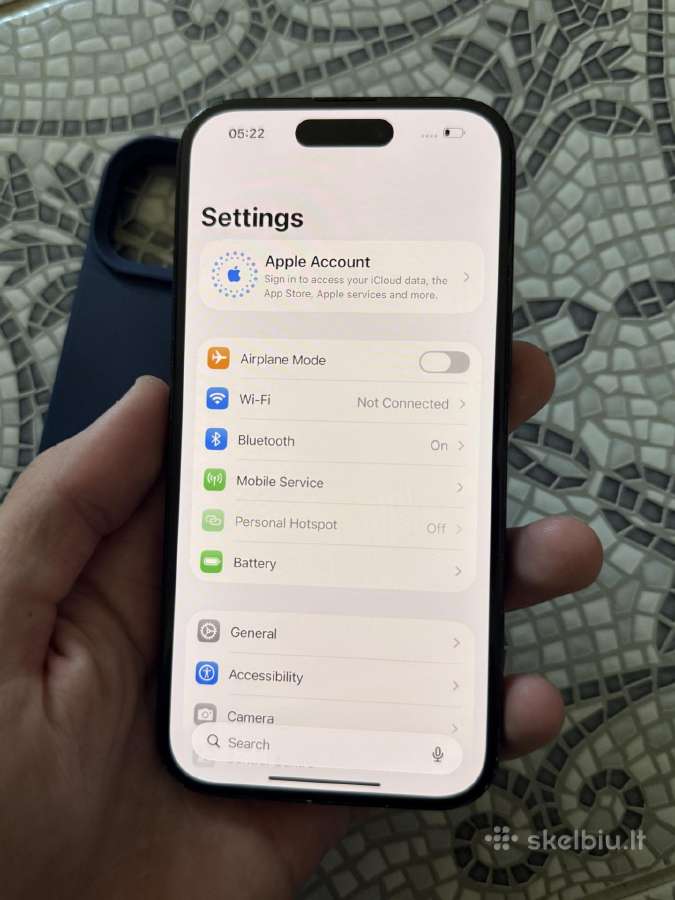 iPhone 15 128gb Black - nuotraukos Nr. 4