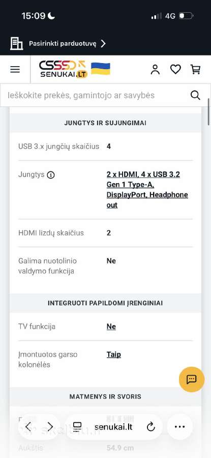 Parduodu idealios bukles monitoriu - nuotraukos Nr. 3