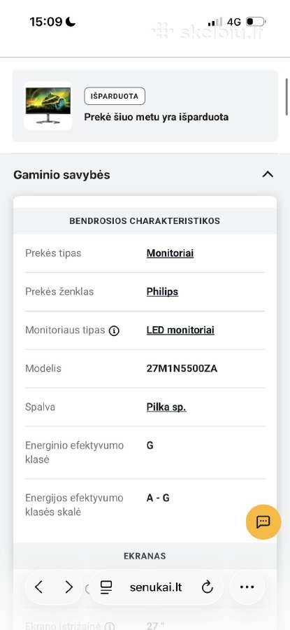 Parduodu idealios bukles monitoriu - nuotraukos Nr. 4