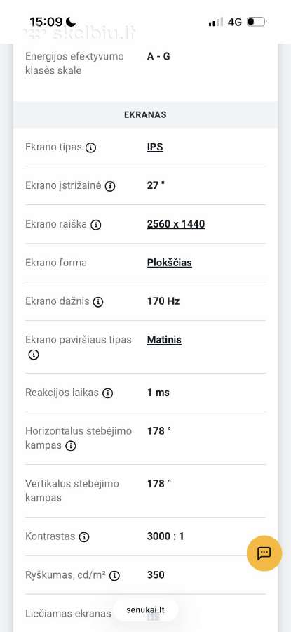 Parduodu idealios bukles monitoriu - nuotraukos Nr. 5
