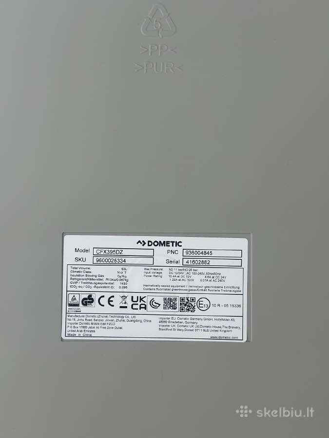 Mobilus šaldytuvas-šaldiklis Dometic Cfx3 95dz - nuotraukos Nr. 12