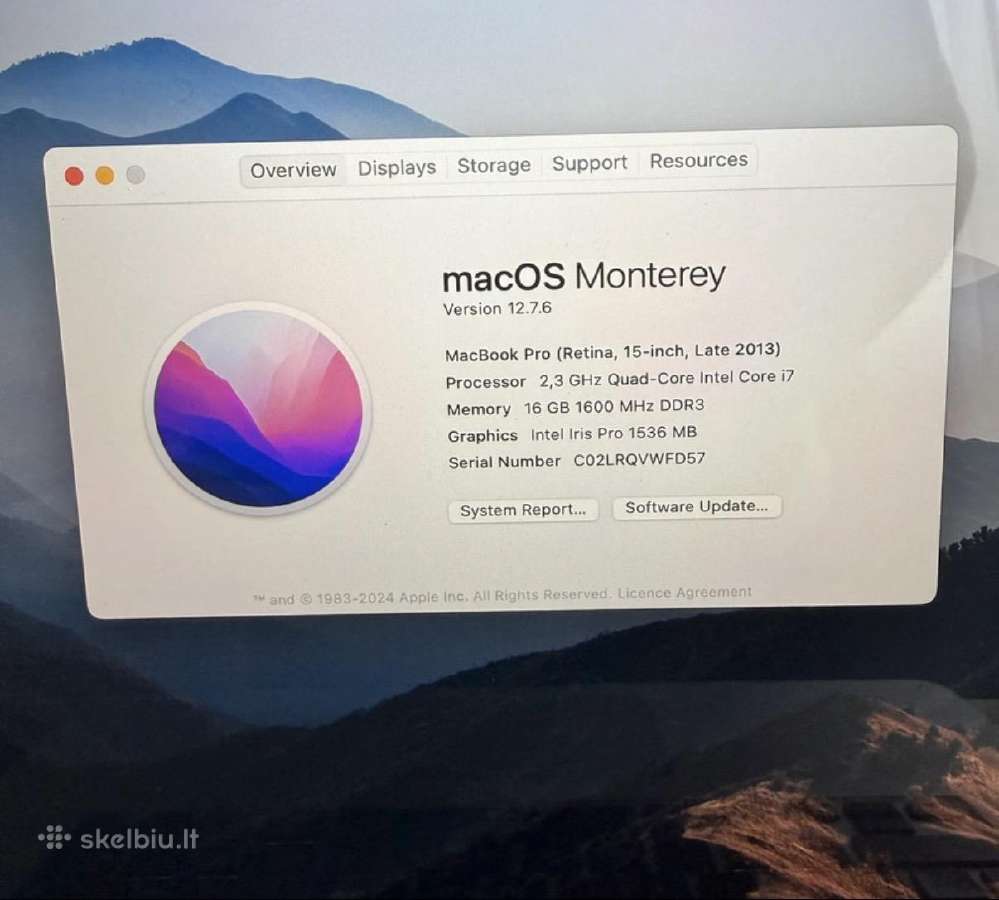 MacBook Pro 15" - nuotraukos Nr. 4